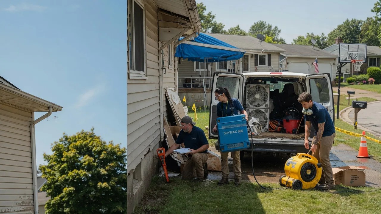 Ceiling Leak Cleanup in Nadeau, MI near me